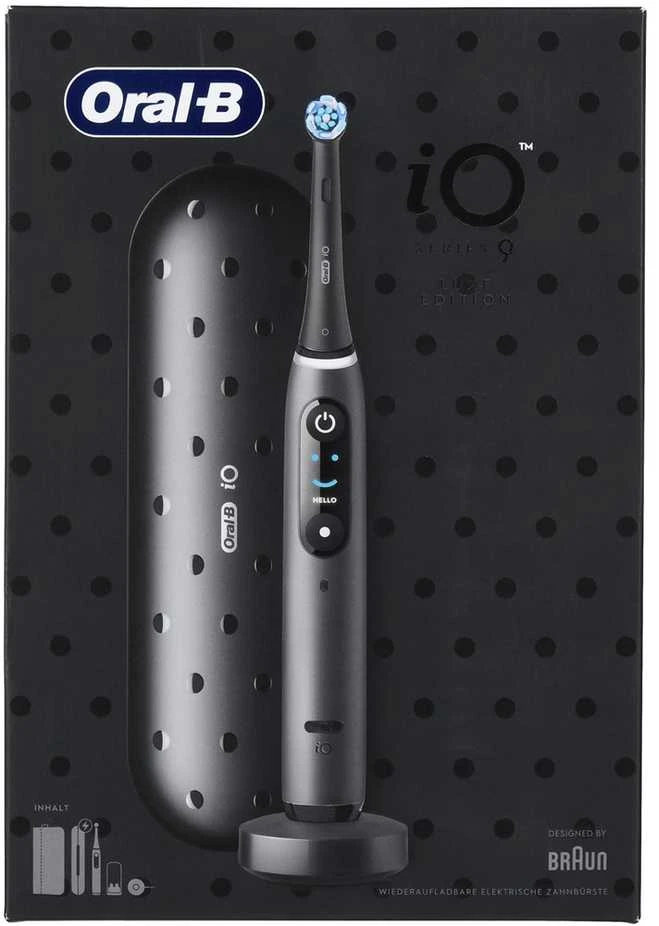 Braun Oral-B iO Series 9 Luxe Edition Juodas Onyx Dantų šepetėlis