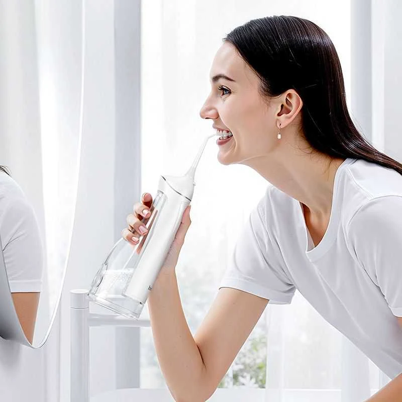 Dantų šepetėlis Burnos plovimo prietaisas Hoco IPX7 300 ml HP63 baltas