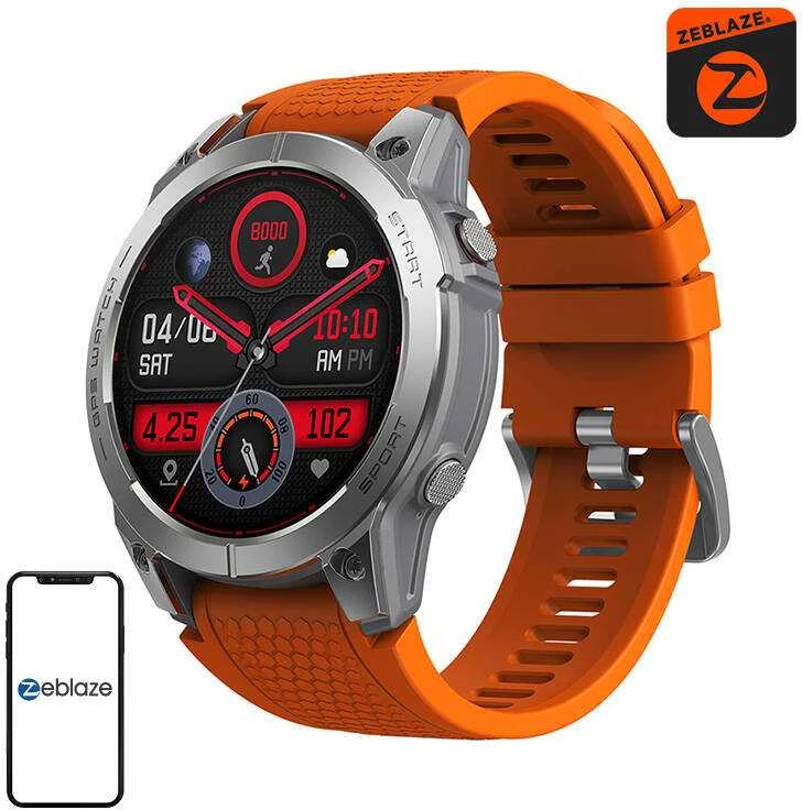 Išmanusis laikrodis Zeblaze Stratos 3 (oranžinė)