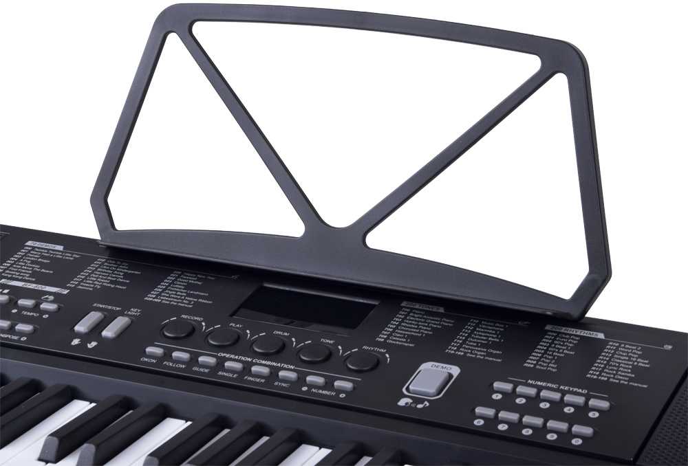 Jokomisiada Organ CLASSIC KEYBOARD 61-keys with a wood feel + microphone IN0184