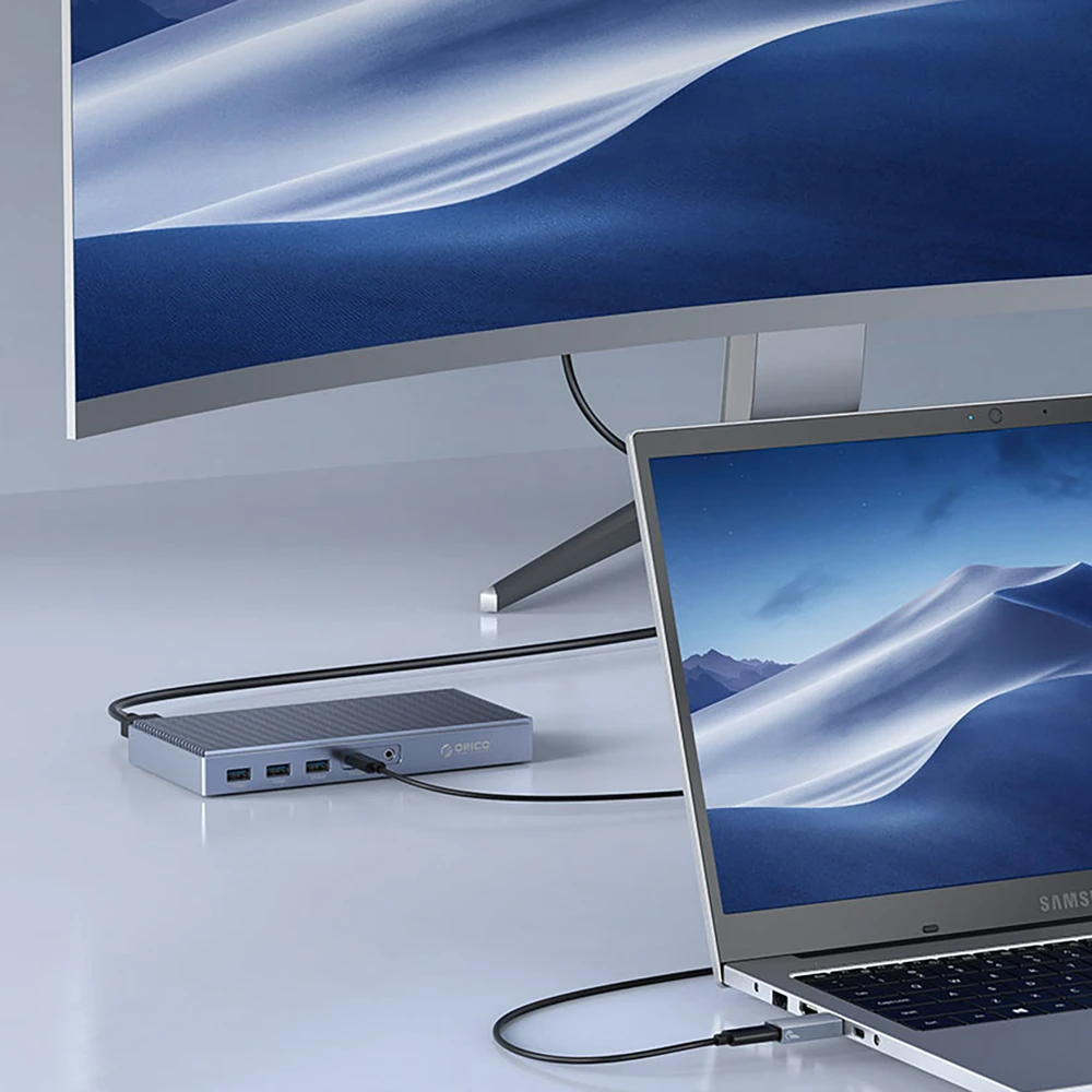 Orico AH-AC10 adapteris USB-C į USB-A 3.1 adapteris – pilkas