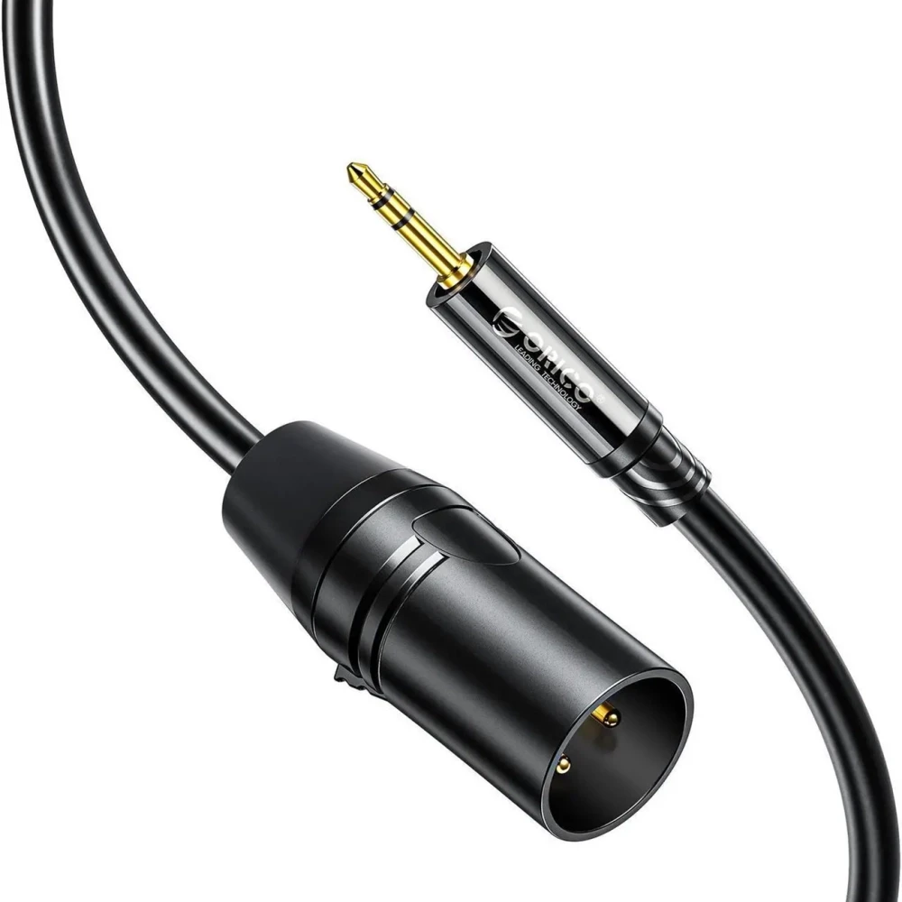 Orico AXKF mini jack 3.5 mm to XLR female audio cable 5 m - juodas