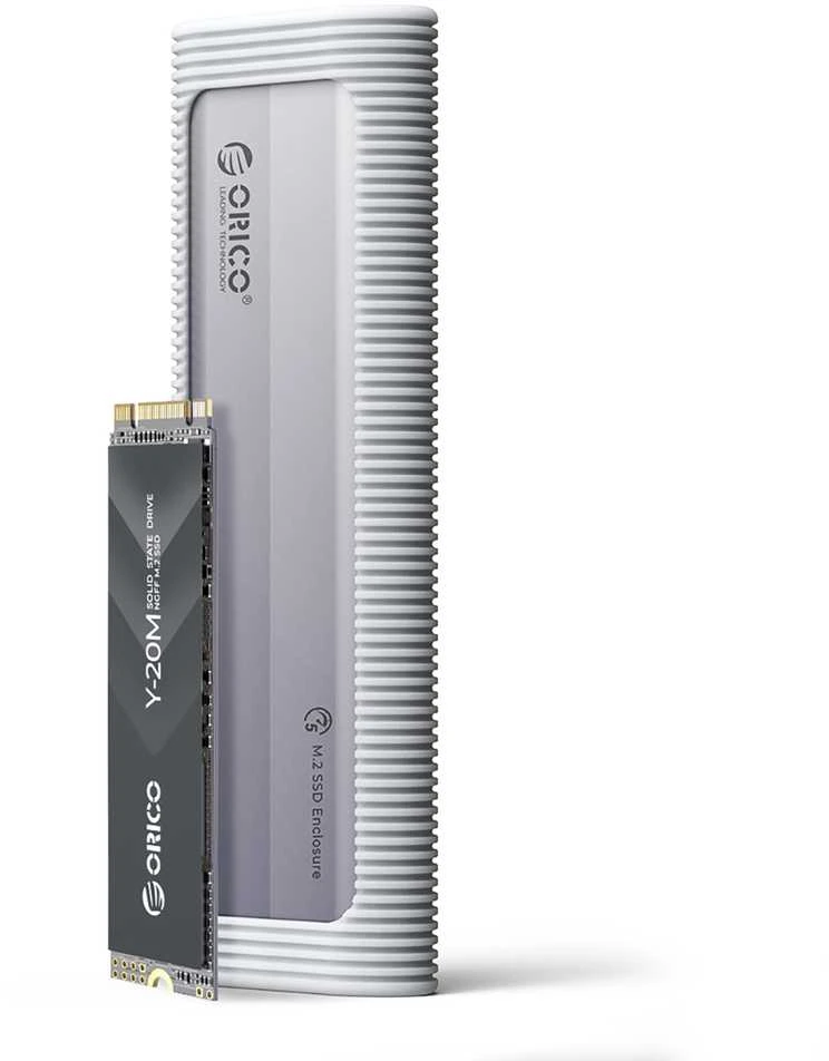 Kieszeń dyskowa Orico AXM2F-V1 M.2 NGFF USB-C 5Gb/s - pilka