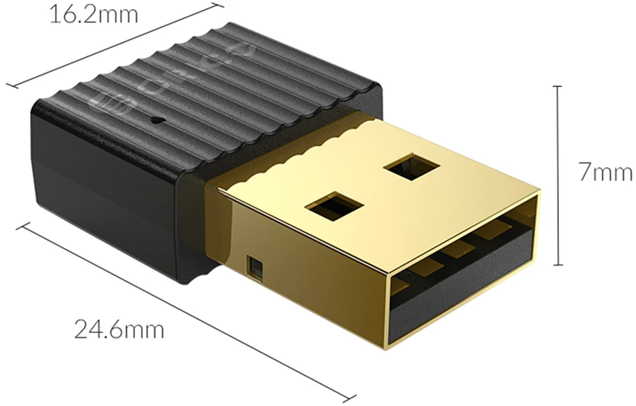Orico BTA-508 Bluetooth 5.0 USB-A Adapteris - Juodas