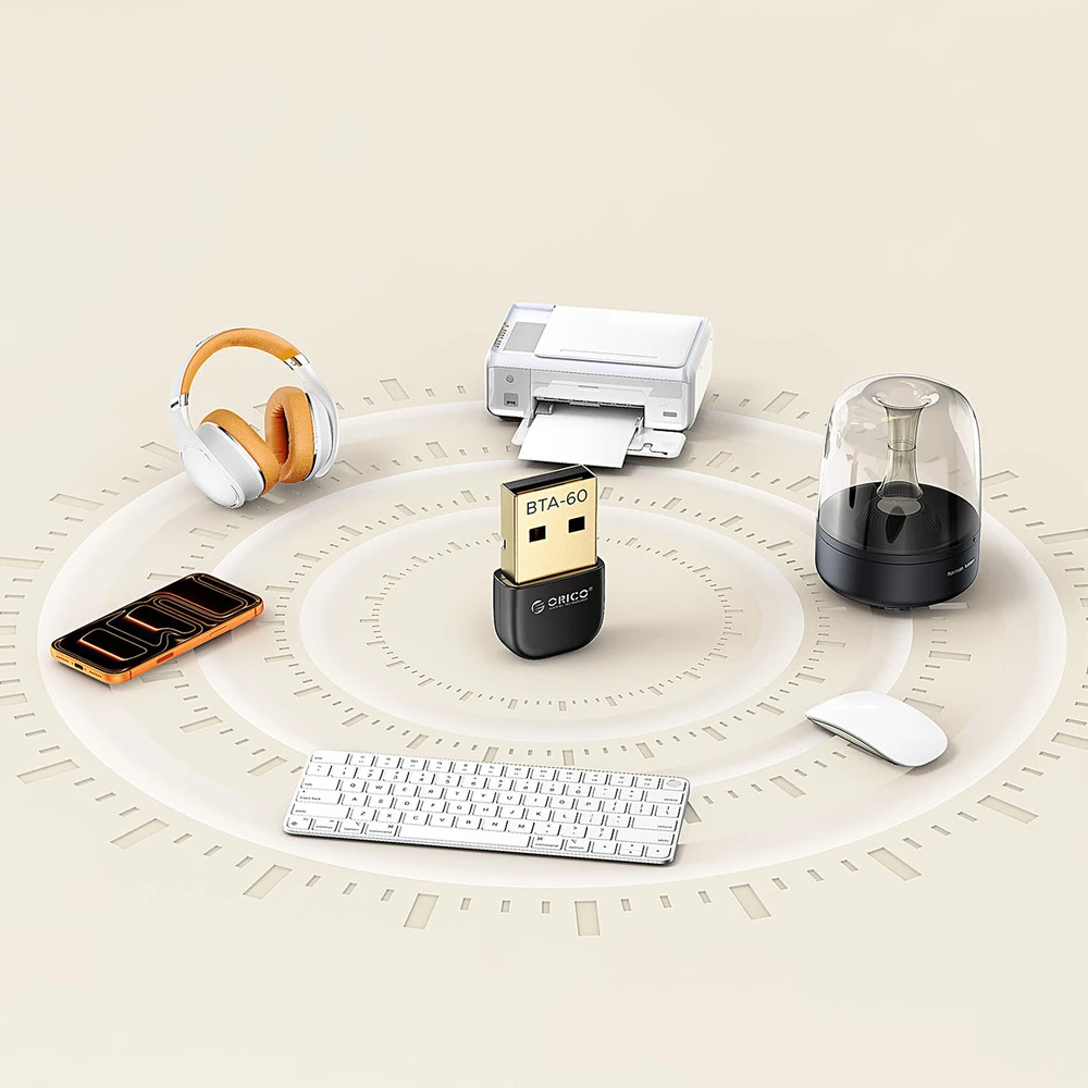 Orico BTA-60 Bluetooth 6.0 Adapteris - Juodas