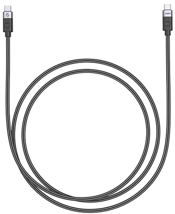 Orico CC240 USB-C į USB-C PD kabelis 240W 480Mbps 1.5m - Juodas