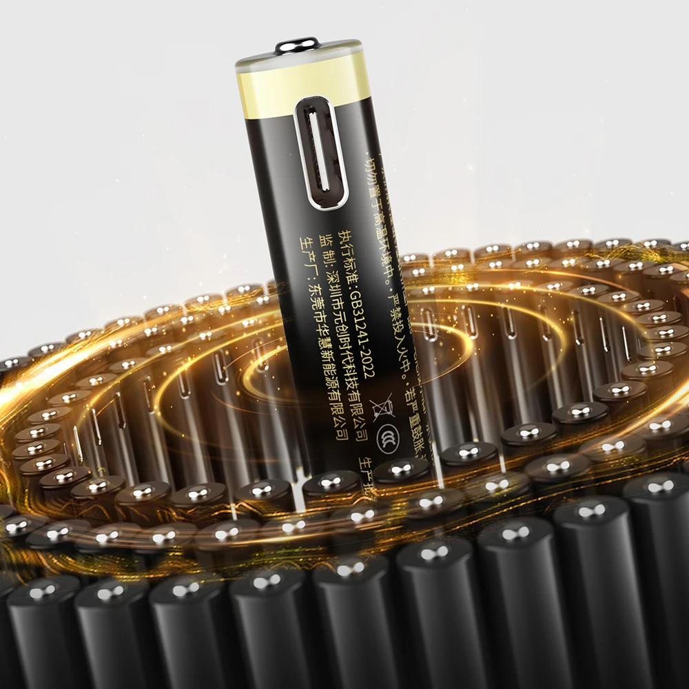„Orico Ener-G EG7C“ ličio baterija 1,5 V 500 mWh AAA USB-C įkraunamos baterijos 2 vnt.