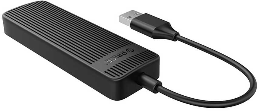 Orico FL02 USB-A Hub Docking Station 4x USB-A 2.0 – juodos spalvos