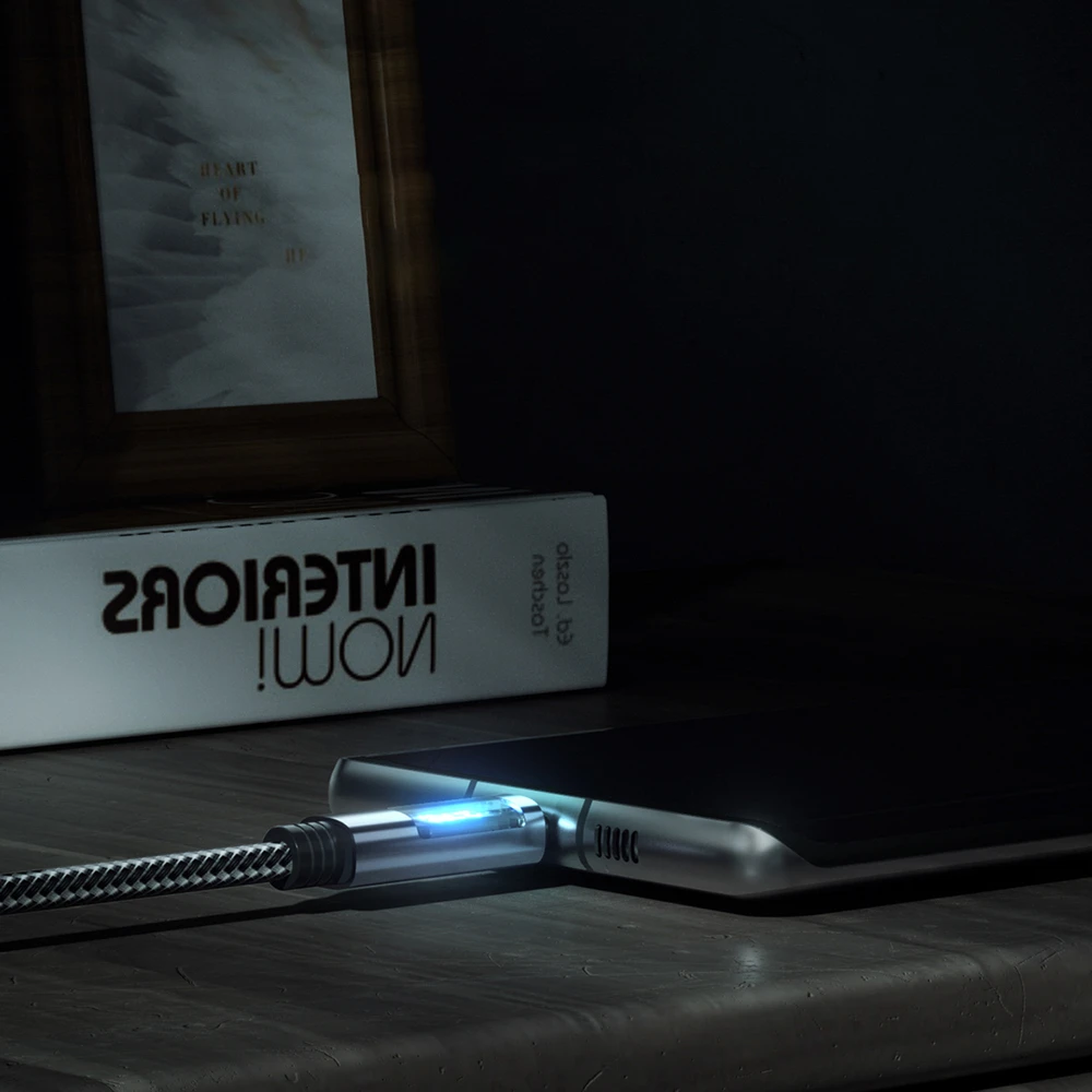 Orico LDC2C USB-C - USB-C PD 100W kabelis su LED Ekranas 480 Mbps 3 m - Juodas