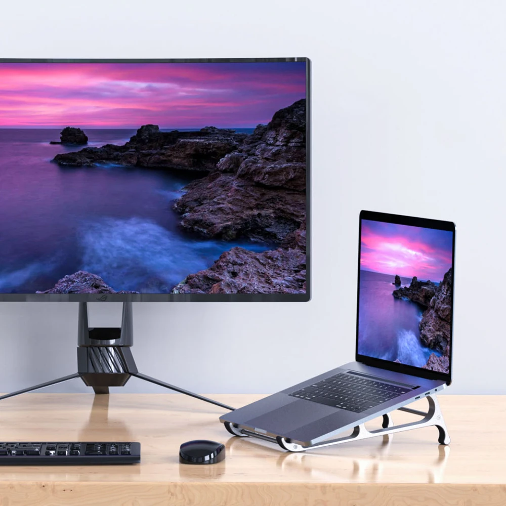 Orico MA13 13" foldable laptop stand - pilka