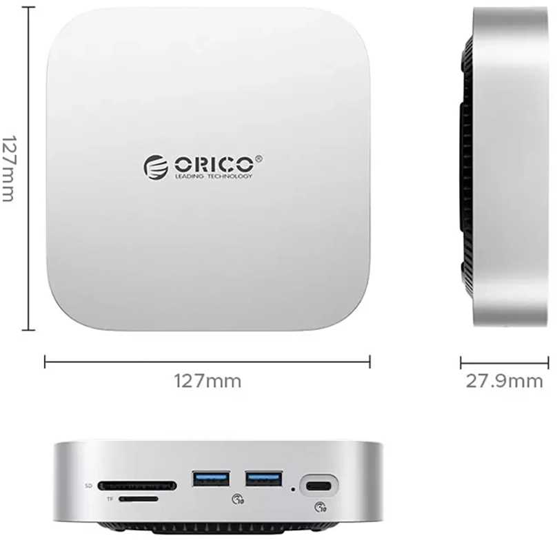 „Orico MiniLink 9-in-1“ prijungimo stotelė – „Sidabrinis“