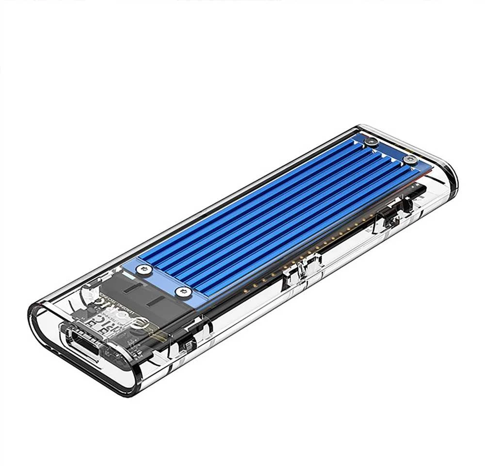 Orico TCM2-C3 M.2 NVME į USB-C 10Gb/s išorinis diskas – Mėlynas