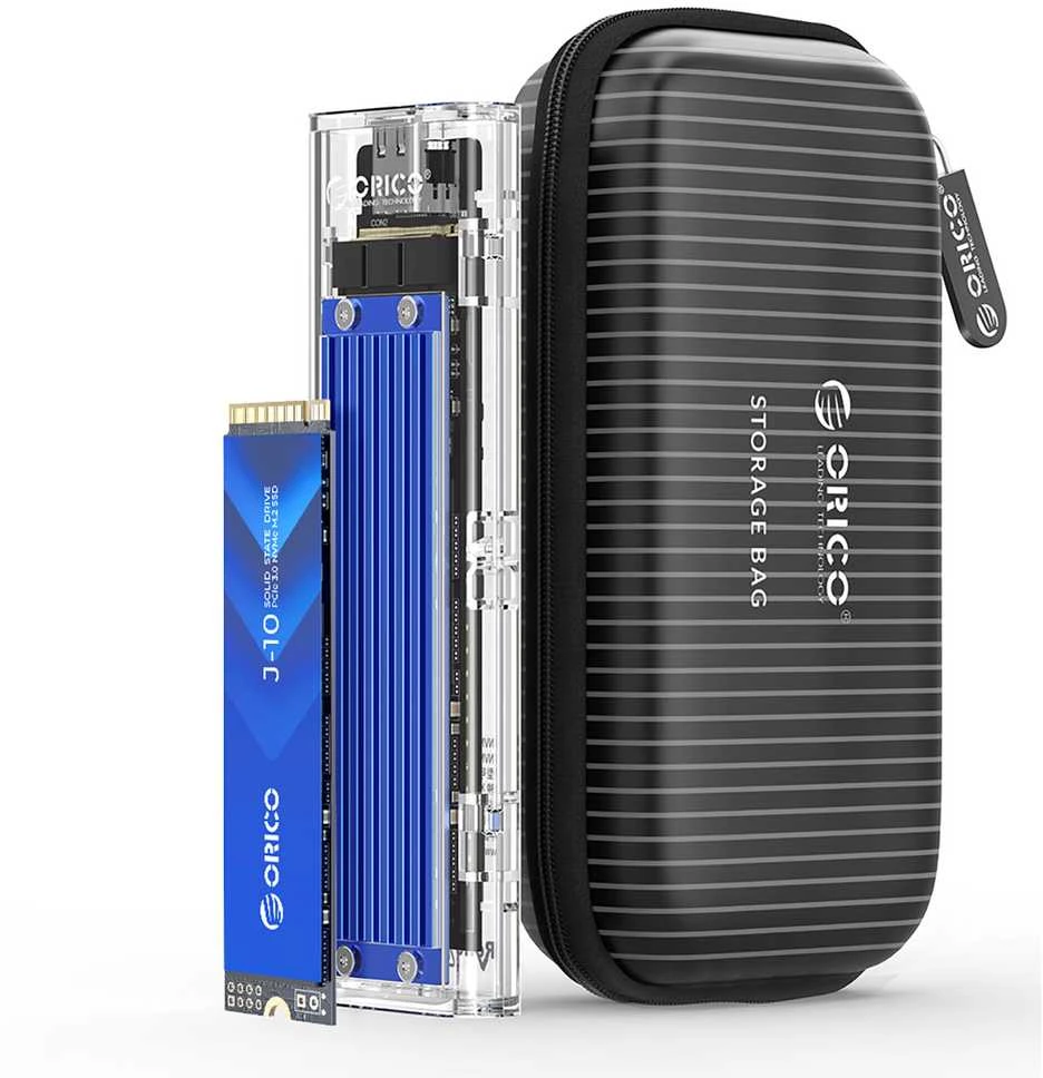 Orico TCM2-C3 M.2 NVME į USB-C 10Gb/s išorinis diskas – Mėlynas