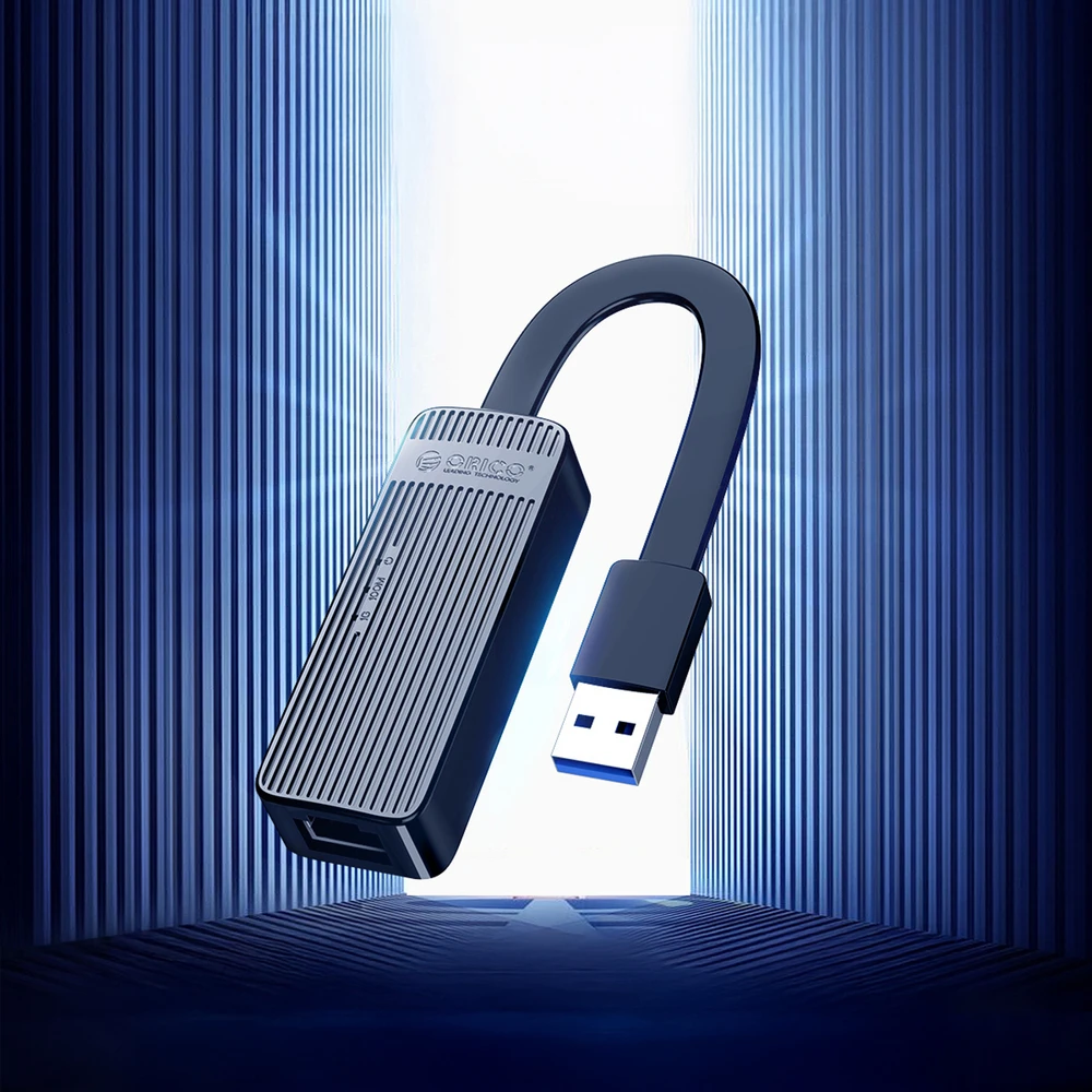 Orico UTK-U3 USB-A 3.0 to RJ45 Gigabit Ethernet 1 Gbps Network Adapteris - Juodas