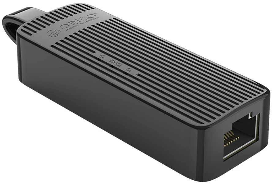 Orico UTK-U3 USB-A 3.0 to RJ45 Gigabit Ethernet 1 Gbps Network Adapteris - Juodas