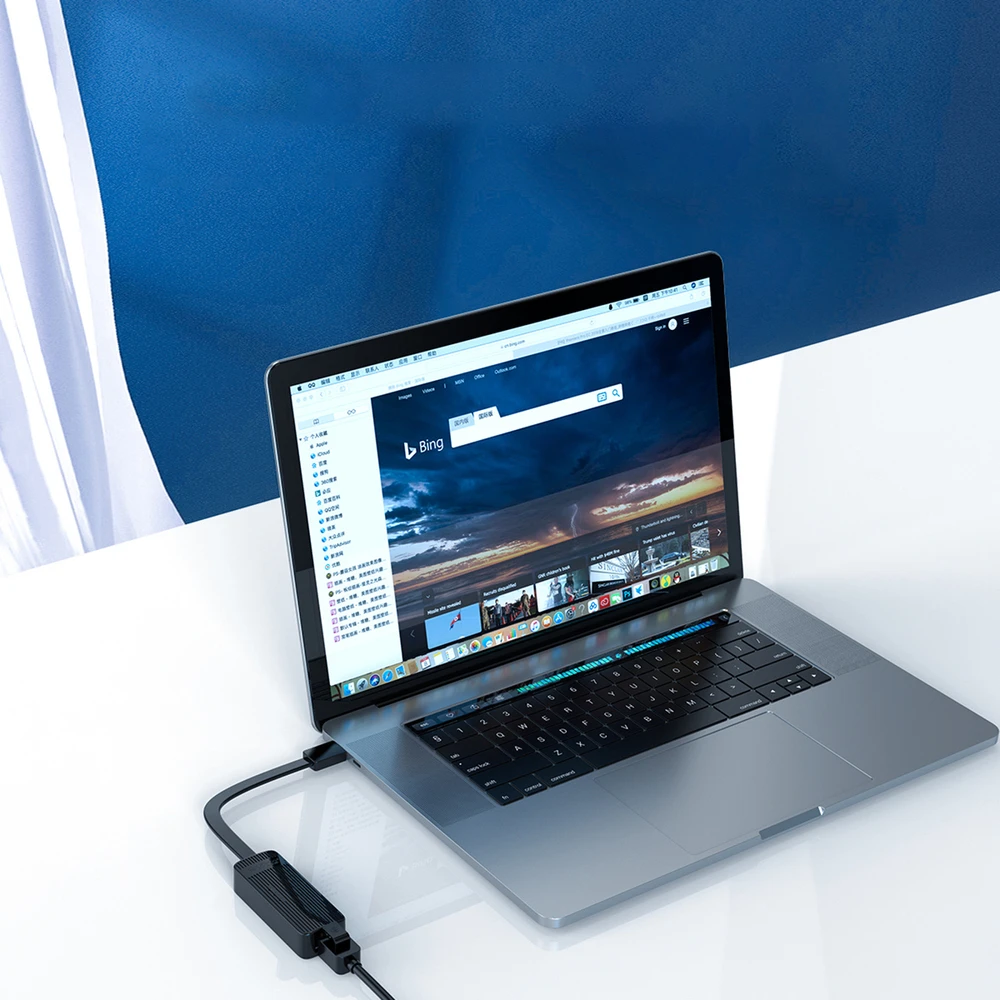 Orico UTK-U3 USB-A 3.0 to RJ45 Gigabit Ethernet 1 Gbps Network Adapteris - Juodas