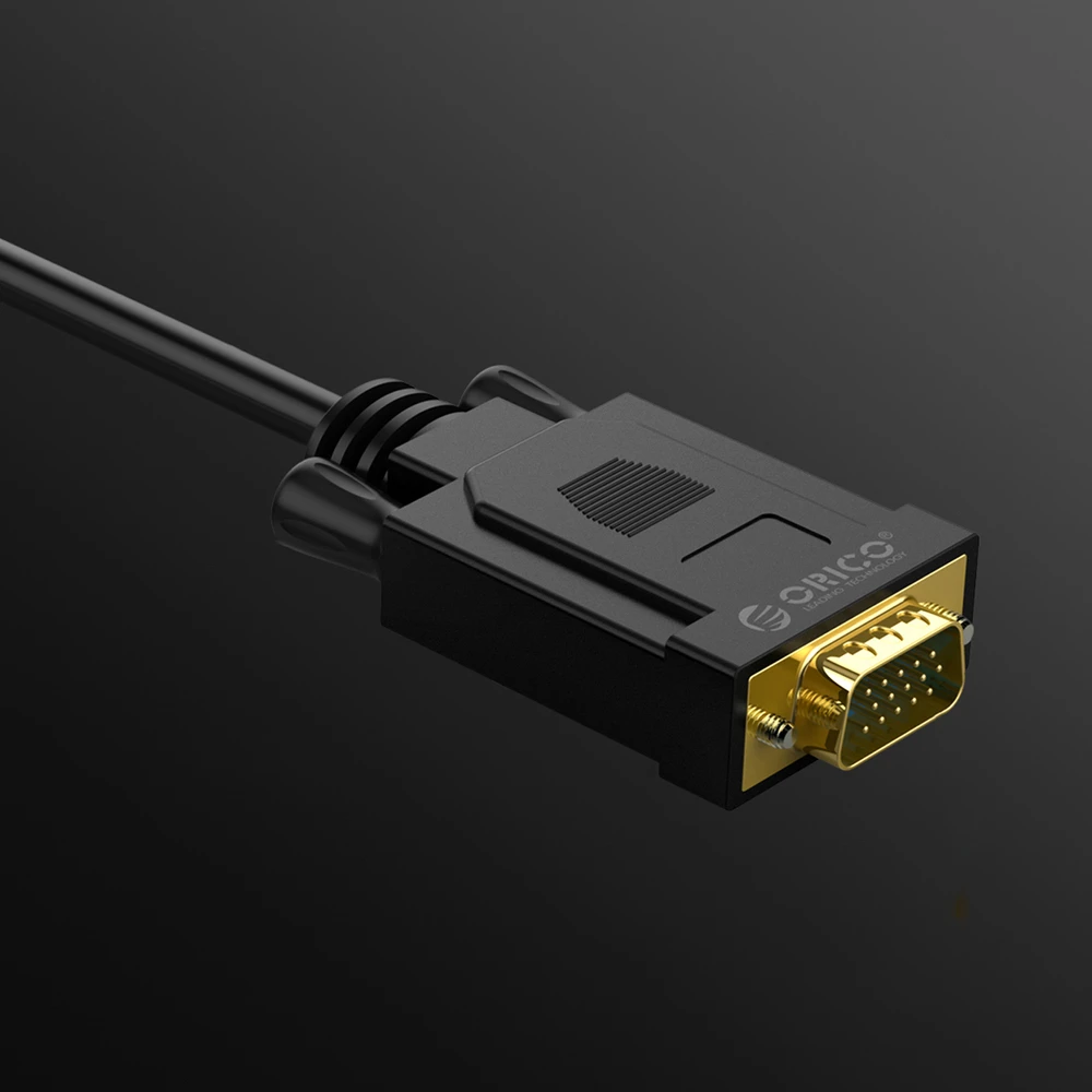 Orico XD-DITV cable DVI 24+1 VGA Full HD adapter 5 m - juodas