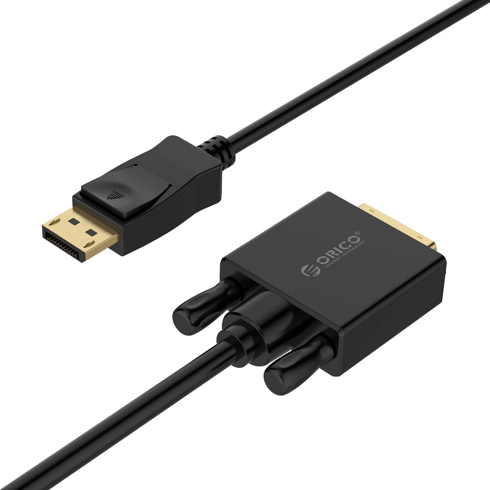 Orico XD-DTD DisplayPort į DVI 4K kabelis 2m - Juodas