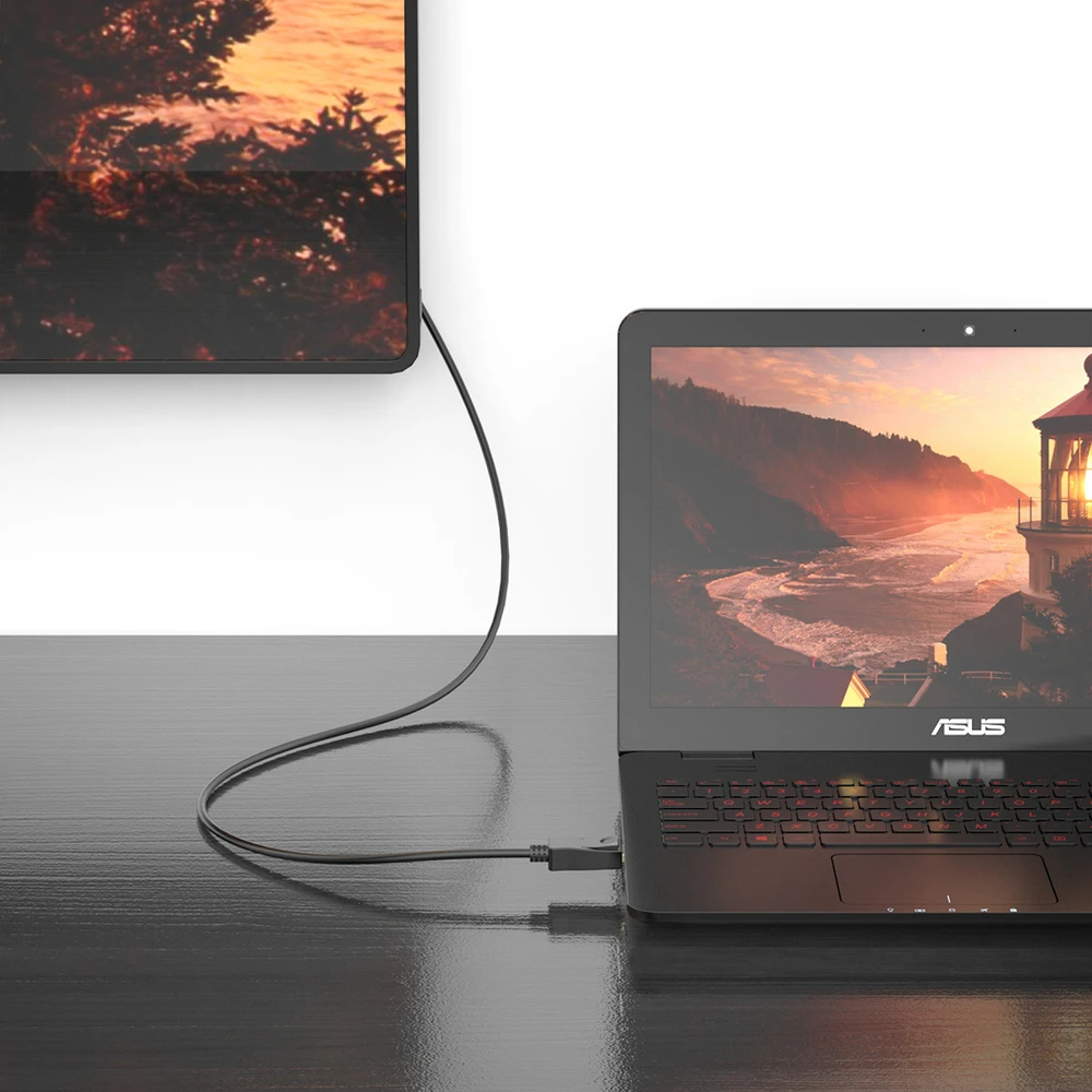 Orico XD-DTD DisplayPort į DVI 4K kabelis 2m - Juodas