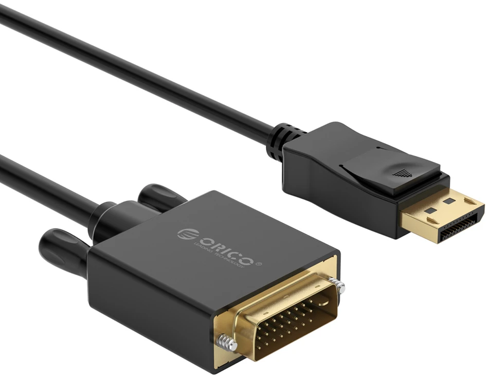 Orico XD-DTD DisplayPort to DVI 4K Cable 1m - Juodas