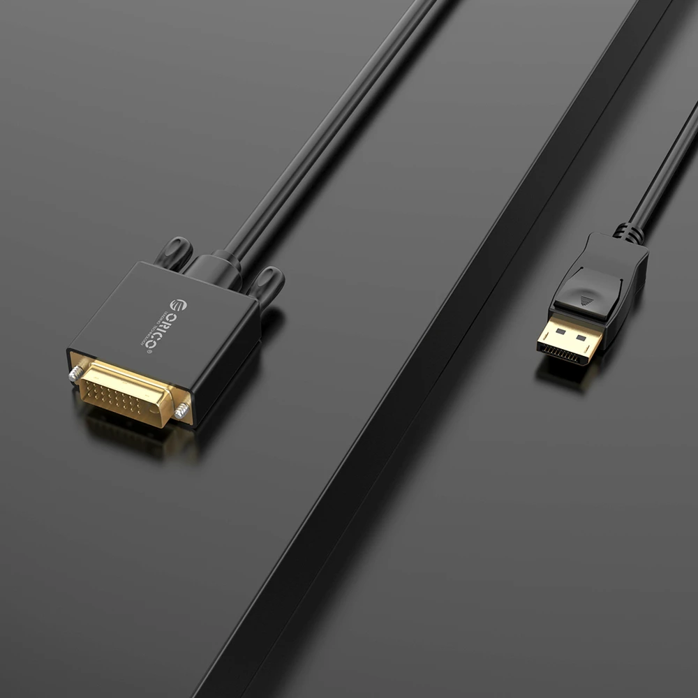 Orico XD-DTD DisplayPort to DVI 4K Cable 1m - Juodas