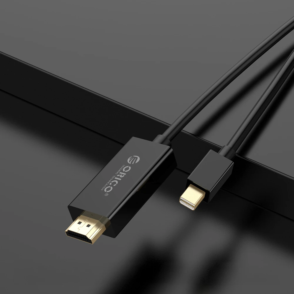 Orico XD-MDTD Mini DisplayPort į DVI Full HD 60 Hz kabelis 2 m - Juodas