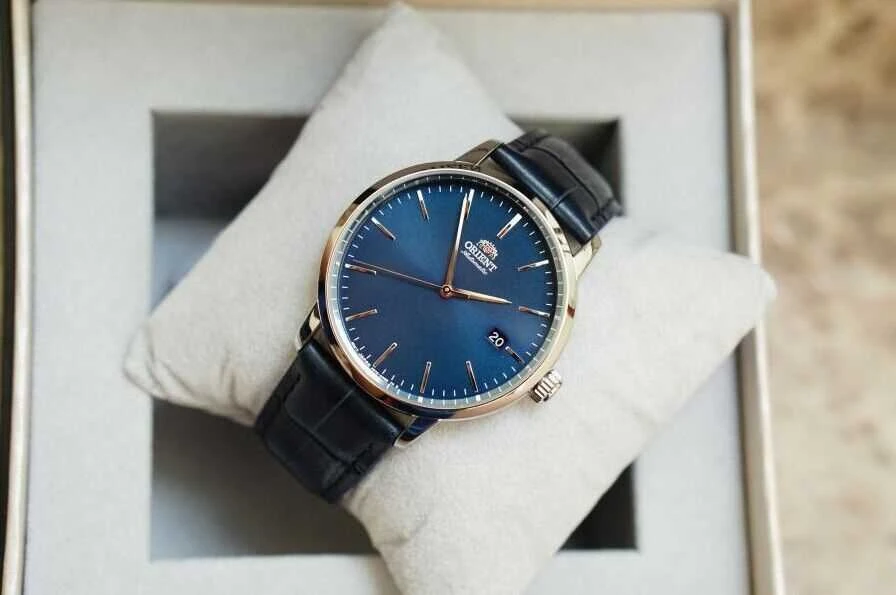 „Orient Contemporary“ stilingas vyriškas laikrodis „Maestro“ RA-AC0E04L10B + BOX