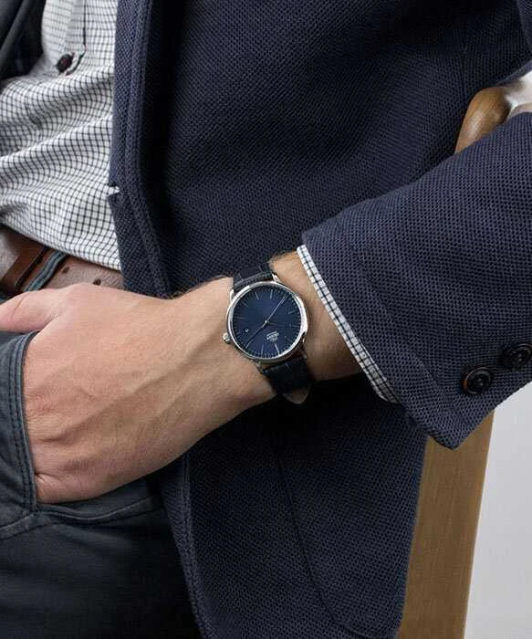 „Orient Contemporary“ stilingas vyriškas laikrodis „Maestro“ RA-AC0E04L10B + BOX
