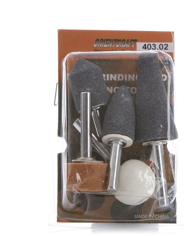 Orientcraft Šlifavimo antgalių komplektas Orientcaft, 6 mm, 6 vnt
