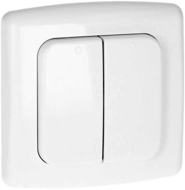 Orno Switch with 2 channels and radio transmitter, used for wireless control of flush-mounted switches and sockets (OR-SH-1751) (Atnaujinta)