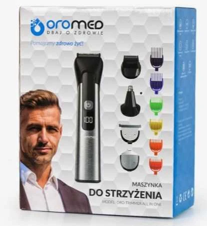 Barzdaskutė Oro-med Oromed ORO-TRIMMER ALL IN ONE Multifunctional trimmer Juodas, Sidabrinis