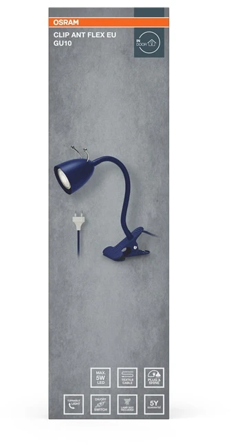 Osram desk lamp. GU10. mėlynas