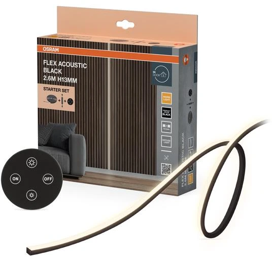 Osram JUOSTA LED AKUSTINĖ JUODA 29W 2.6M 13MM