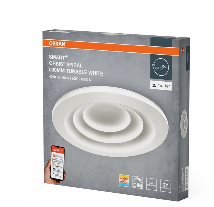 Lubinis šviestuvas Osram RECESSED SPOTLIGHT SMART+ 40W 4060LM WT