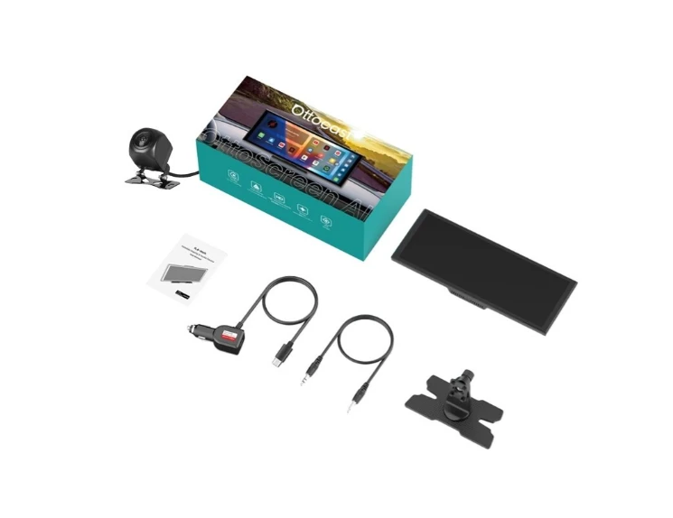 OTTOCAST OTTOAIBOX N95C Automobilių monitorius + Galinio vaizdo kamera