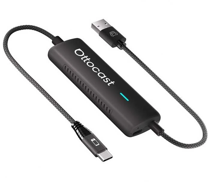 „Ottocast“ belaidis automobilio adapteris su „MirrorCast“