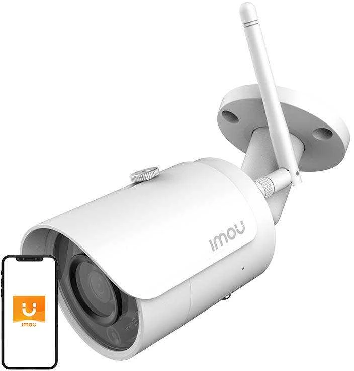 Imou Dahua IP cilindrinė kamera IPC-F32MIP, 3MP 25fps, IP67, pašvietimas iki 30m, 3.6mm 90°, Onvif, WIFI