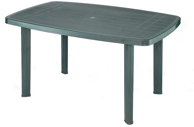 Lauko stalas PROGARDEN FARO OVAL, žalias, 126×85×72 cm