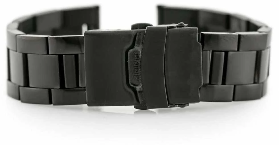 Bransoleta Pacific M1 - Solid Steel - juoda 20mm