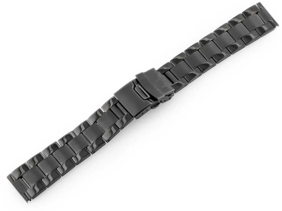 Bransoleta Pacific M1 - Solid Steel - juoda 20mm