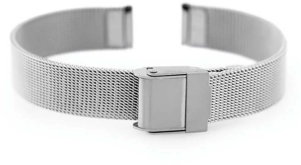 Pacific M4 bracelet - HQ mesh - sidabrinis 18mm