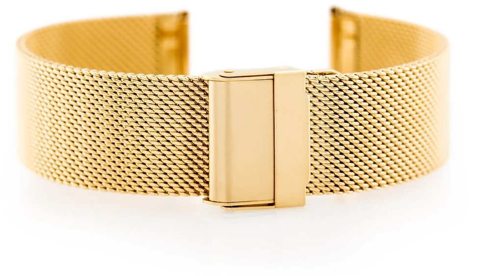 Pacific M6 bracelet - HQ mesh - 18mm auksinis