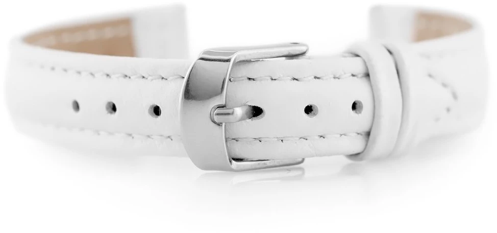 Odinis laikrodžio dirželis „Pacific W71“ – baltas – 14 mm