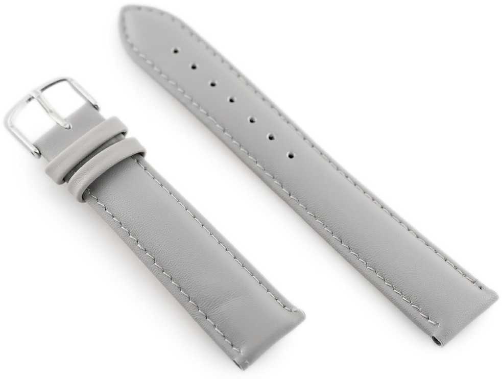 Pacific W83 leather watch strap - ash - 20mm
