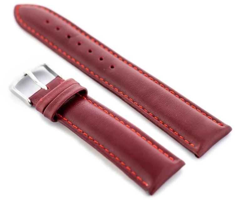 Odinis laikrodžio dirželis „Pacific W83L“ – kaštoninės spalvos – 20 mm