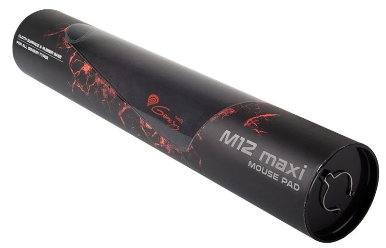 Pelės kilimėlis Genesis Carbon 500 Maxi Logo NPG-0660 Juodas 450 x 900 mm