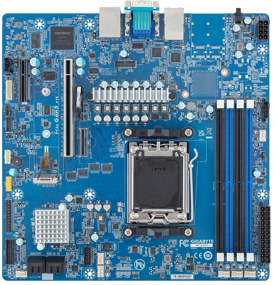 „Gigabyte MC13-LE2 AM5 AMD“ pagrindinė plokštė
