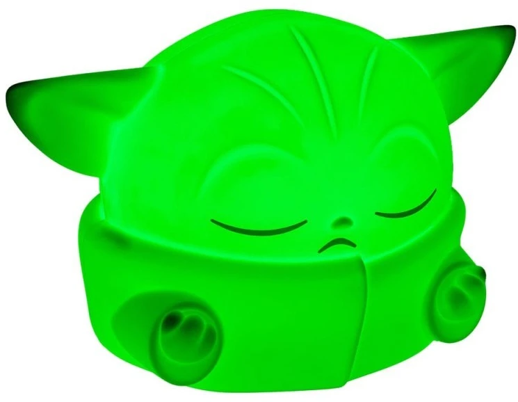 Paladone Star Wars Grogu SquishyGlo silikoninė lempa (įkraunama) | 15 cm