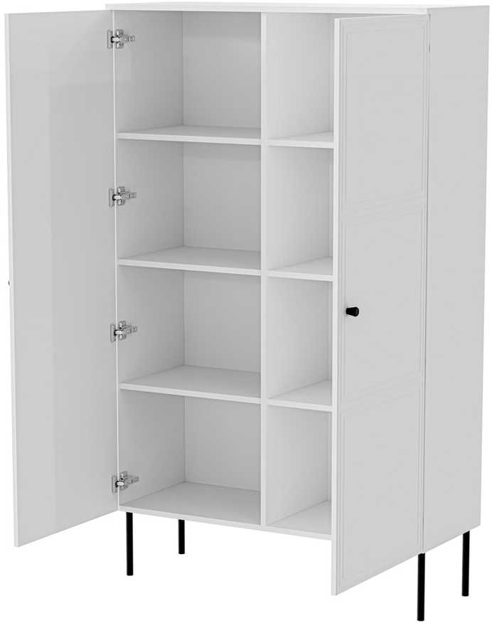 Cama Meble PALAZZO BIS vitrina 100x39x166 balta matinė