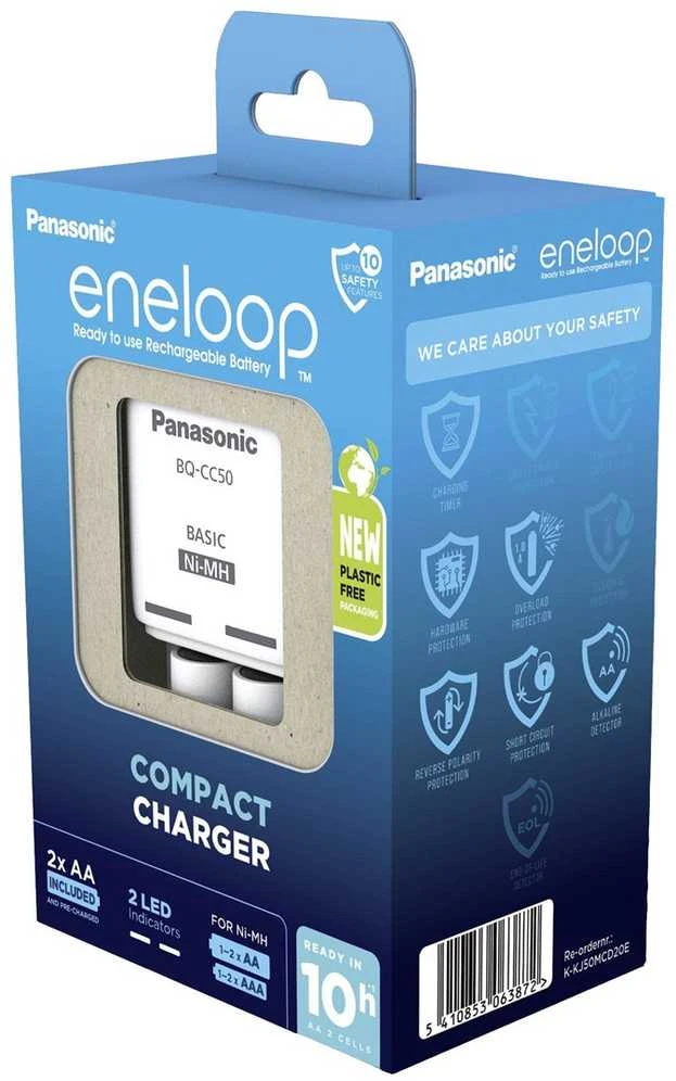 Kroviklis Panasonic ENELOOP K-KJ50MCD20E, 10 val, +(2xAA)